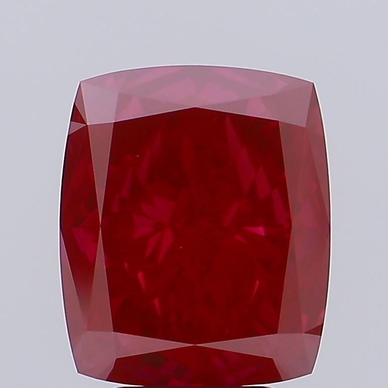 Loose Diamond - CUSHION MODIFIED 4.46ct Fancy Deep Red VS1: Loose Diamond - CUSHION MODIFIED 4.46ct Fancy Deep Red VS1 Source: This is a real non-mined Diamond that has been grown in a lab Shape: CUSHION MODIFIED Carats: 4.46 Color: Fancy Deep Red Certificatio