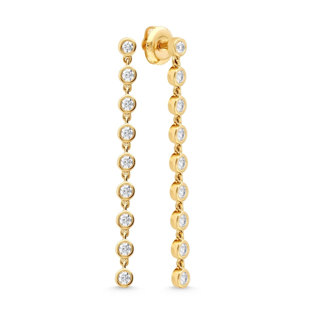 14K Yellow Gold Diamond 3/4 Ct.Tw Fashion Earrings: 14K Yellow Gold Diamond 3/4 Ct.Tw Fashion Earrings 14k Yellow Gold Stone Color: G-h Stone Clarity: Si This item may take 2-5 weeks for shipping. The Diamond Depot Guarantee: All items in this auction