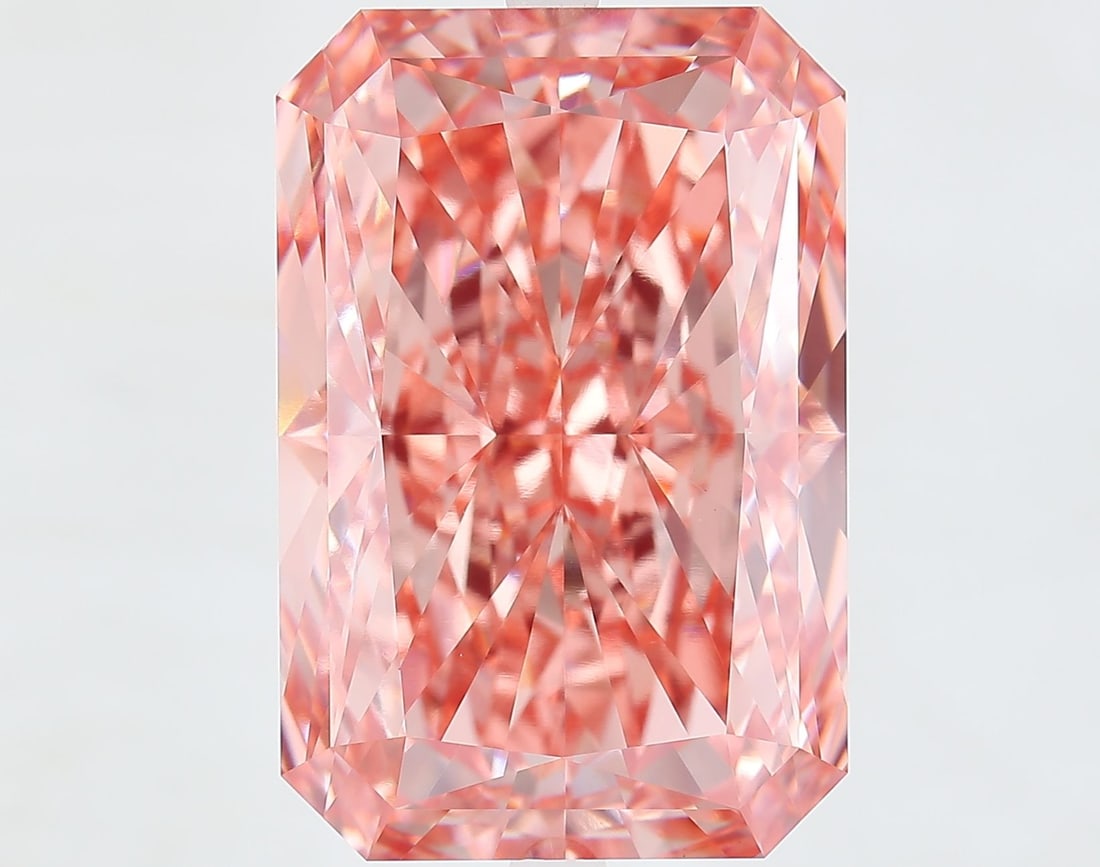 Loose Diamond - RADIANT 18.55ct Fancy Vivid Pink VVS2 (1 of 1)