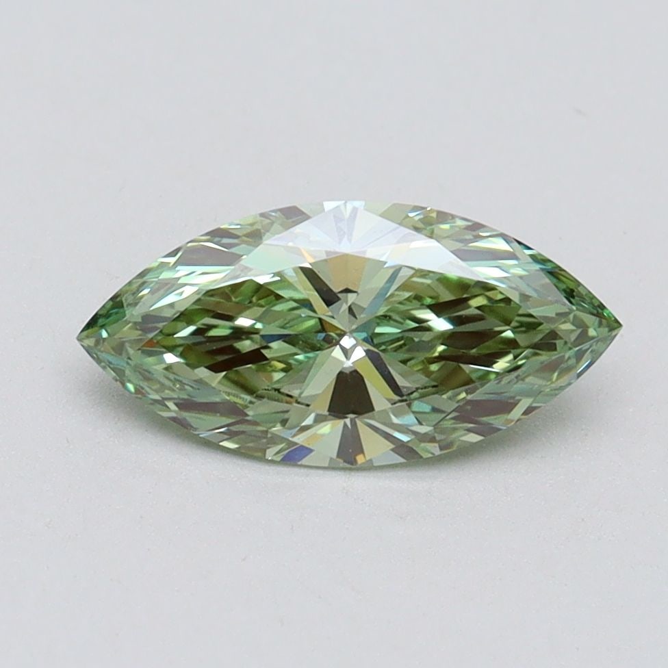 Loose Diamond - MARQUISE 1.01ct Fancy Vivid Green VVS2 (1 of 1)