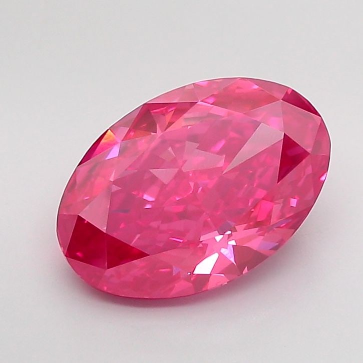 Loose Diamond - OVAL 4.52ct Fancy Vivid Pinkish Red VVS2 (1 of 1)