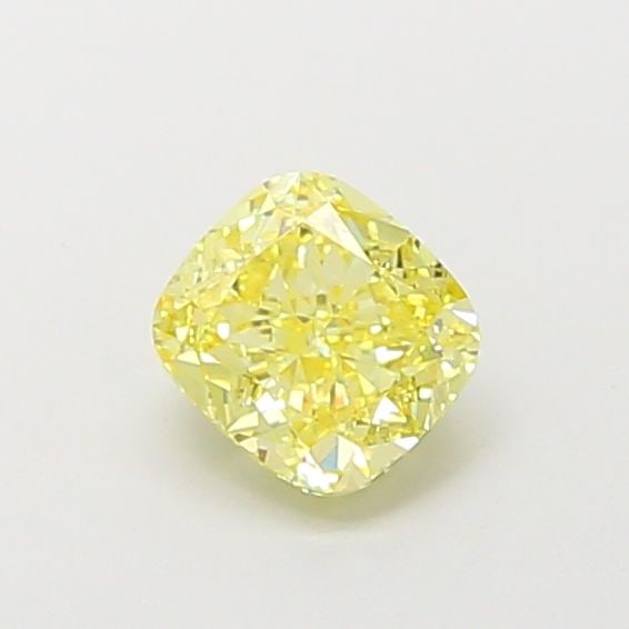 Loose Diamond - CUSHION MODIFIED 1.23ct Fancy Intense Yellow VS1: Loose Diamond - CUSHION MODIFIED 1.23ct Fancy Intense Yellow VS1 Source: This is a real non-mined Diamond that has been grown in a lab Shape: CUSHION MODIFIED Carats: 1.23 Color: Fancy Intense
