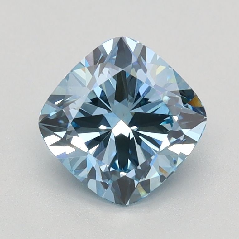 Loose Diamond - CUSHION BRILLIANT 1.08ct Fancy Vivid Blue VS1: Loose Diamond - CUSHION BRILLIANT 1.08ct Fancy Vivid Blue VS1 Source: This is a real non-mined Diamond that has been grown in a lab Shape: CUSHION BRILLIANT Carats: 1.08 Color: Fancy Vivid Blue
