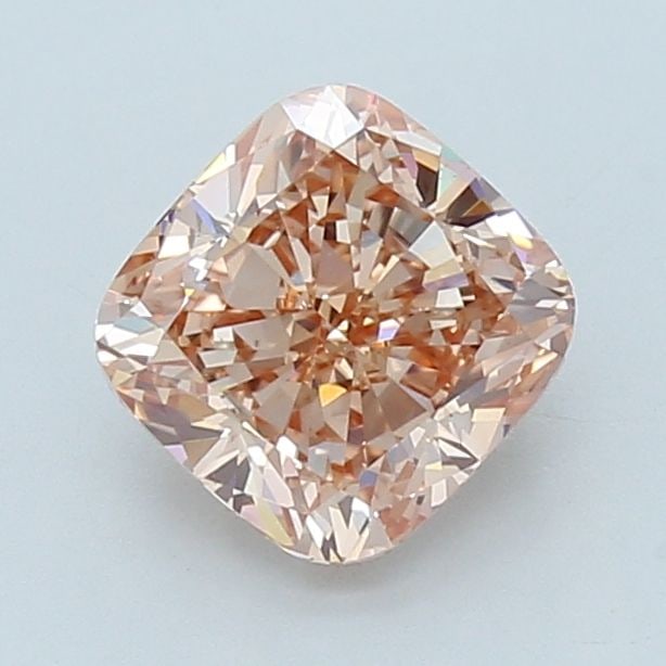Loose Diamond - CUSHION MODIFIED 2.19ct Fancy Intense Orange Pink VVS2: Loose Diamond - CUSHION MODIFIED 2.19ct Fancy Intense Orange Pink VVS2 Source: This is a real non-mined Diamond that has been grown in a lab Shape: CUSHION MODIFIED Carats: 2.19 Color: Fancy Intense
