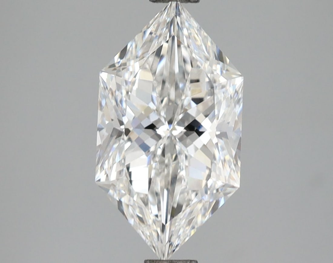 Loose Diamond - HEXAGONAL 2.43ct E VVS2: Loose Diamond - HEXAGONAL 2.43ct E VVS2 Source: This is a real non-mined Diamond that has been grown in a lab Shape: HEXAGONAL Carats: 2.43 Color: E Clarity: VVS2 Certification: IGI Video: