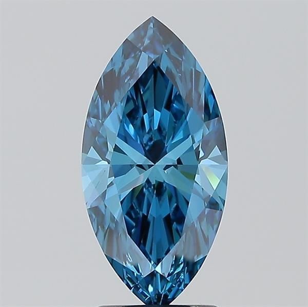 Loose Diamond - MARQUISE 2.04ct Fancy Vivid Blue VVS2: Loose Diamond - MARQUISE 2.04ct Fancy Vivid Blue VVS2 Source: This is a real non-mined Diamond that has been grown in a lab Shape: MARQUISE Carats: 2.04 Color: Fancy Vivid Blue Certification: IGI
