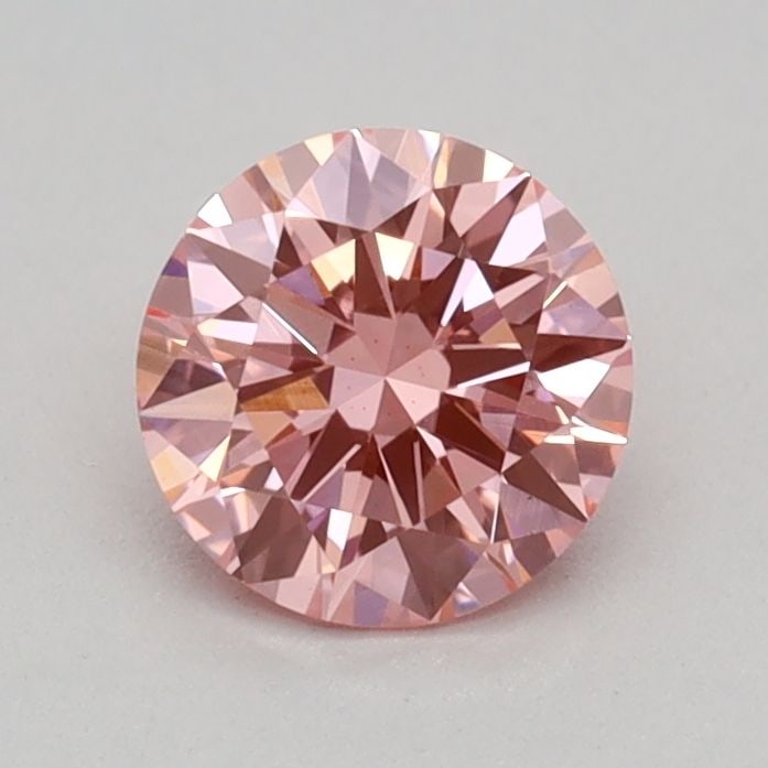 Loose Diamond - ROUND 0.41ct Fancy Vivid Pink VS1: Loose Diamond - ROUND 0.41ct Fancy Vivid Pink VS1 Source: This is a real non-mined Diamond that has been grown in a lab Shape: ROUND Carats: 0.41 Color: Fancy Vivid Pink Certification: IGI Video: