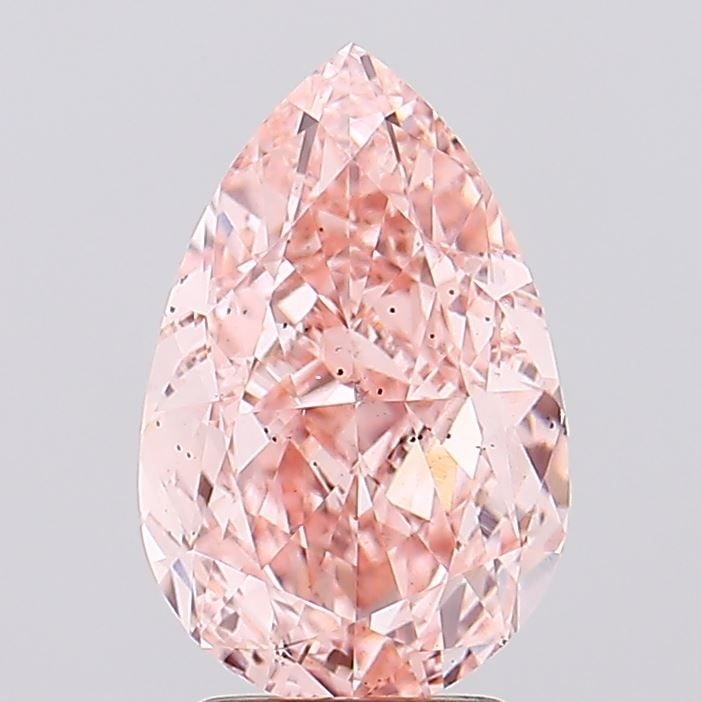 Loose Diamond - PEAR 3.56ct Fancy Vivid Pink SI1: Loose Diamond - PEAR 3.56ct Fancy Vivid Pink SI1 Source: This is a real non-mined Diamond that has been grown in a lab Shape: PEAR Carats: 3.56 Color: Fancy Vivid Pink Certification: IGI Video:
