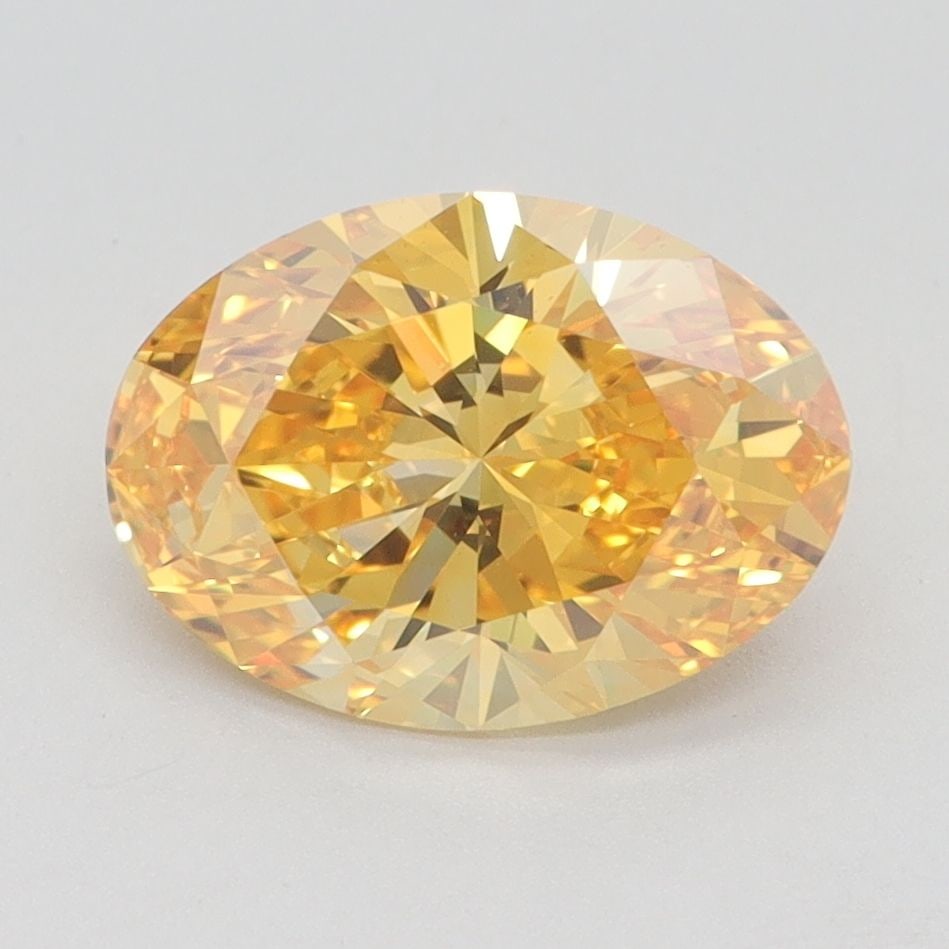 Loose Diamond - OVAL 2.0ct Fancy Vivid Yellow VS1: Loose Diamond - OVAL 2.0ct Fancy Vivid Yellow VS1 Source: This is a real non-mined Diamond that has been grown in a lab Shape: OVAL Carats: 2.0 Color: Fancy Vivid Yellow Certification: IGI Video: