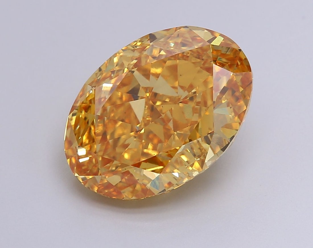 Loose Diamond - OVAL 10.29ct Fancy Vivid Yellow VS1: Loose Diamond - OVAL 10.29ct Fancy Vivid Yellow VS1 Source: This is a real non-mined Diamond that has been grown in a lab Shape: OVAL Carats: 10.29 Color: Fancy Vivid Yellow Certification: IGI