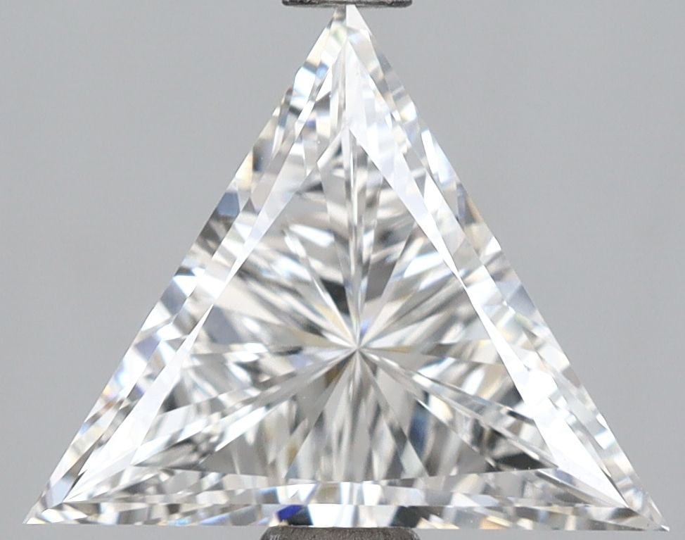 Loose Diamond - TRIANGULAR 2.09ct E VVS2: Loose Diamond - TRIANGULAR 2.09ct E VVS2 Source: This is a real non-mined Diamond that has been grown in a lab Shape: TRIANGULAR Carats: 2.09 Color: E Clarity: VVS2 Certification: IGI Video: