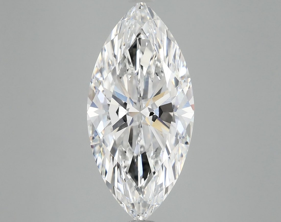 Loose Diamond - MARQUISE 5.08ct E VVS2: Loose Diamond - MARQUISE 5.08ct E VVS2 Source: This is a real non-mined Diamond that has been grown in a lab Shape: MARQUISE Carats: 5.08 Color: E Clarity: VVS2 Certification: IGI Video: