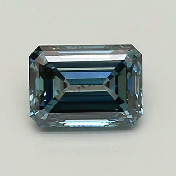 Loose Diamond - EMERALD 1.5ct Fancy Deep Greenish Blue SI2: Loose Diamond - EMERALD 1.5ct Fancy Deep Greenish Blue SI2 Source: This is a real non-mined Diamond that has been grown in a lab Shape: EMERALD Carats: 1.5 Color: Fancy Deep Greenish Blue Certificatio