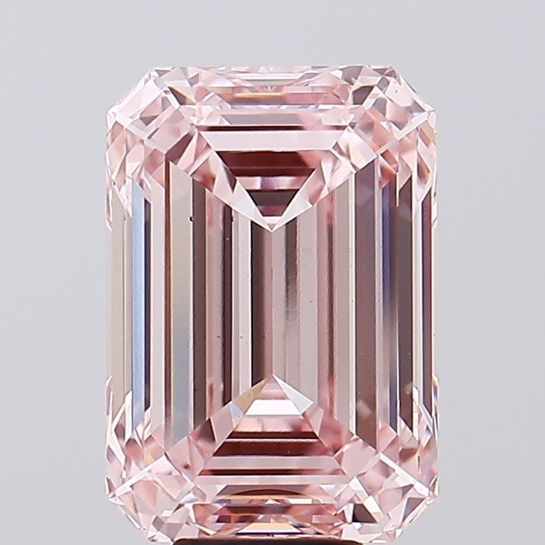 Loose Diamond - EMERALD 10.03ct Fancy Intense Pink VS1: Loose Diamond - EMERALD 10.03ct Fancy Intense Pink VS1 Source: This is a real non-mined Diamond that has been grown in a lab Shape: EMERALD Carats: 10.03 Color: Fancy Intense Pink Certification: IGI