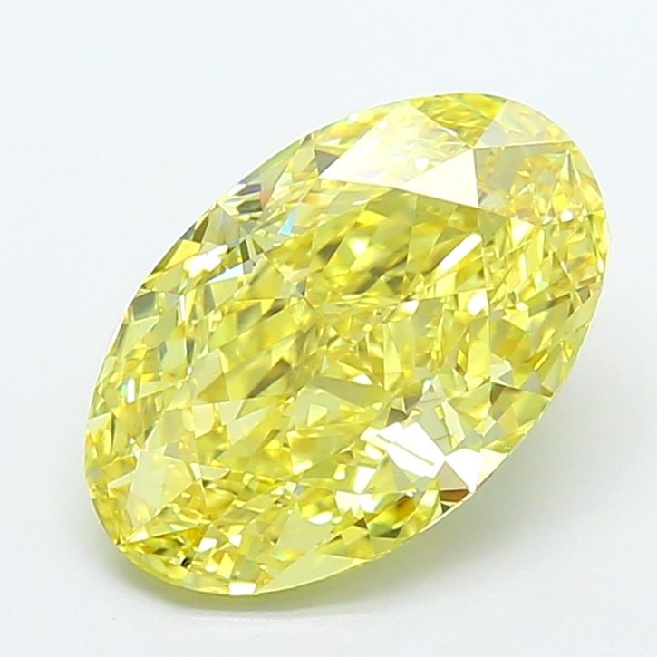 Loose Diamond - OVAL 5.03ct Fancy Intense Yellow VS1: Loose Diamond - OVAL 5.03ct Fancy Intense Yellow VS1 Source: This is a real non-mined Diamond that has been grown in a lab Shape: OVAL Carats: 5.03 Color: Fancy Intense Yellow Certification: IGI