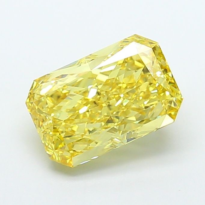 Loose Diamond - RADIANT 4.52ct Fancy Vivid Yellow VS1: Loose Diamond - RADIANT 4.52ct Fancy Vivid Yellow VS1 Source: This is a real non-mined Diamond that has been grown in a lab Shape: RADIANT Carats: 4.52 Color: Fancy Vivid Yellow Certification: IGI