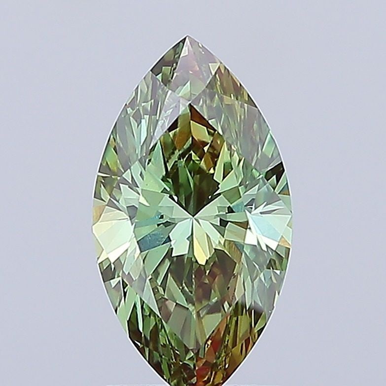 Loose Diamond - MARQUISE 2.06ct Fancy Vivid Green VS1: Loose Diamond - MARQUISE 2.06ct Fancy Vivid Green VS1 Source: This is a real non-mined Diamond that has been grown in a lab Shape: MARQUISE Carats: 2.06 Color: Fancy Vivid Green Certification: IGI Vid
