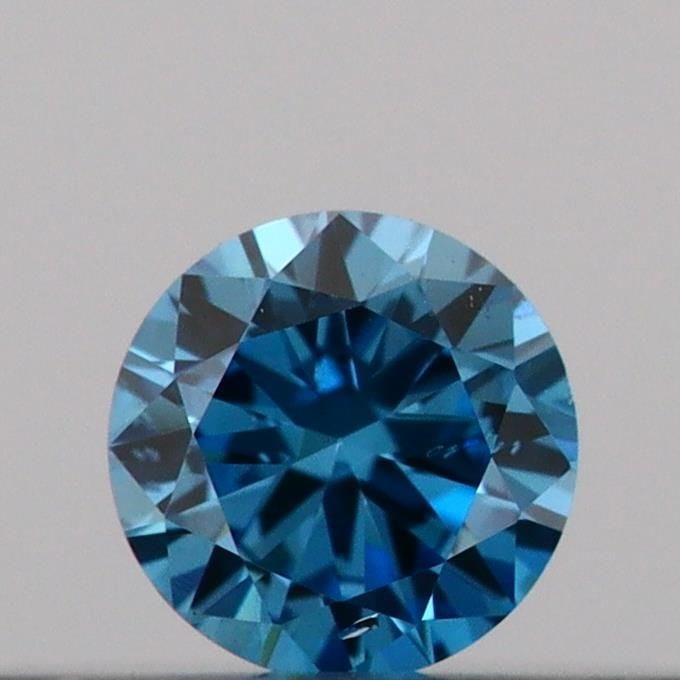 Loose Diamond - ROUND 0.09ct Fancy Vivid Blue SI1: Loose Diamond - ROUND 0.09ct Fancy Vivid Blue SI1 Source: This is a real non-mined Diamond that has been grown in a lab Shape: ROUND Carats: 0.09 Color: Fancy Vivid Blue Certification: IGI Video: