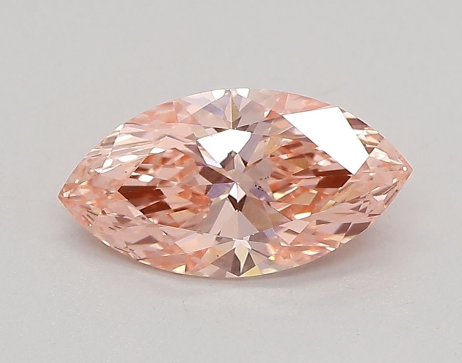 Loose Diamond - MARQUISE 0.77ct Fancy Vivid Pink VS1: Loose Diamond - MARQUISE 0.77ct Fancy Vivid Pink VS1 Source: This is a real non-mined Diamond that has been grown in a lab Shape: MARQUISE Carats: 0.77 Color: Fancy Vivid Pink Certification: IGI Video