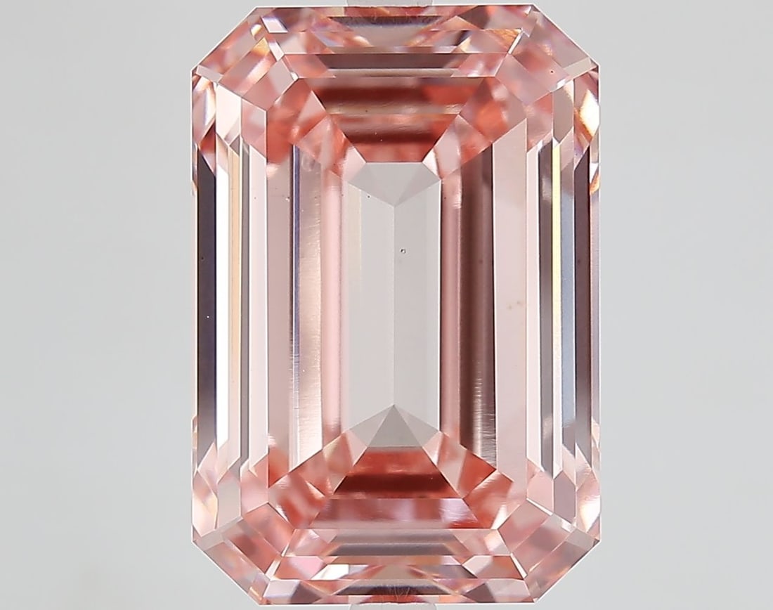 Loose Diamond - EMERALD 10.12ct Fancy Vivid Pink VS2 (1 of 1)