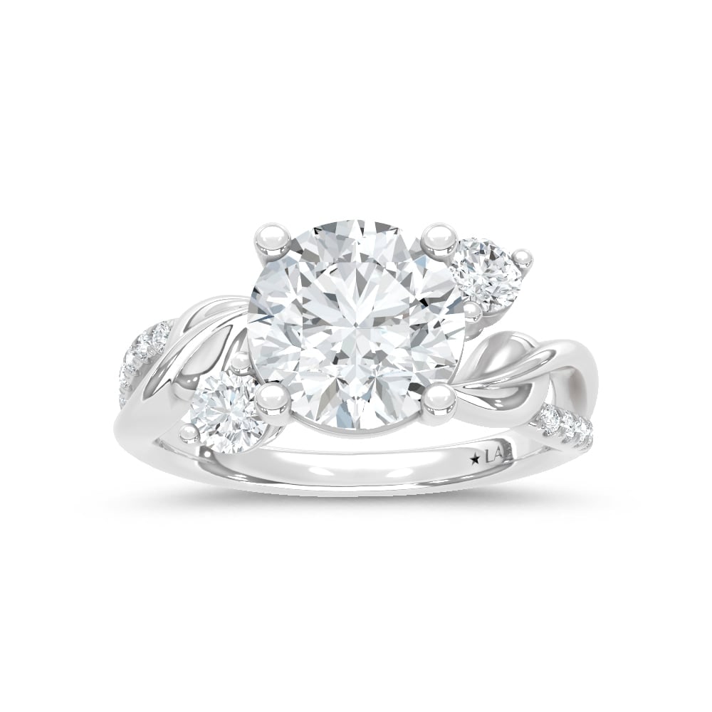 14K White Gold Lab Grown Diamond 3 3/8 Ct.Tw. Engagement Ring (1 of 4)