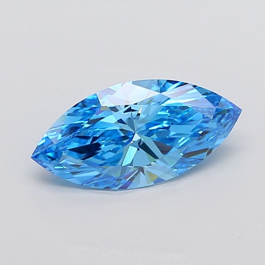 Loose Diamond - MARQUISE 3.07ct Fancy Vivid Blue VS2: Loose Diamond - MARQUISE 3.07ct Fancy Vivid Blue VS2 Source: This is a real non-mined Diamond that has been grown in a lab Shape: MARQUISE Carats: 3.07 Color: Fancy Vivid Blue Certification: IGI The D
