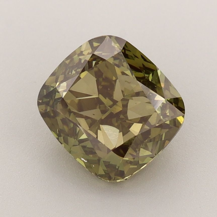 Loose Diamond - CUSHION BRILLIANT 2.31ct Fancy Intense Green VS1 (1 of 1)