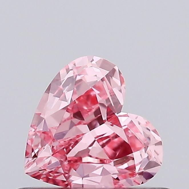Loose Diamond - HEART 0.38ct Fancy Vivid Pink VS1: Loose Diamond - HEART 0.38ct Fancy Vivid Pink VS1 Source: This is a real non-mined Diamond that has been grown in a lab Shape: HEART Carats: 0.38 Color: Fancy Vivid Pink Certification: IGI Video: