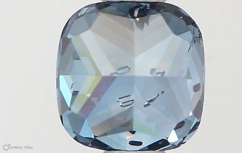 Loose Diamond - CUSHION MODIFIED 0.81ct Fancy Vivid Blue SI2: Loose Diamond - CUSHION MODIFIED 0.81ct Fancy Vivid Blue SI2 Source: This is a real non-mined Diamond that has been grown in a lab Shape: CUSHION MODIFIED Carats: 0.81 Color: Fancy Vivid Blue
