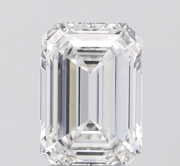 Loose Diamond - EMERALD 2.53ct F VVS2: Loose Diamond - EMERALD 2.53ct F VVS2 Source: This is a real non-mined Diamond that has been grown in a lab Shape: EMERALD Carats: 2.53 Color: F Clarity: VVS2 Certification: IGI Video: Video Link 