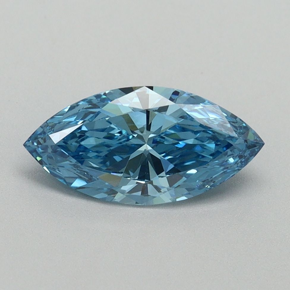 Loose Diamond - MARQUISE 1.04ct Fancy Vivid Blue VVS2: Loose Diamond - MARQUISE 1.04ct Fancy Vivid Blue VVS2 Source: This is a real non-mined Diamond that has been grown in a lab Shape: MARQUISE Carats: 1.04 Color: Fancy Vivid Blue Certification: IGI