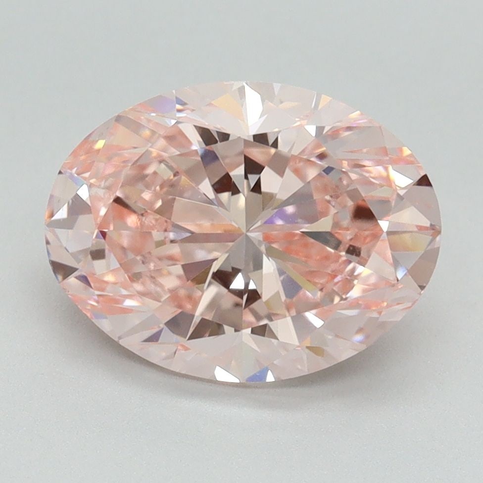 Loose Diamond - OVAL 3.01ct Fancy Intense Pink SI1 (1 of 1)