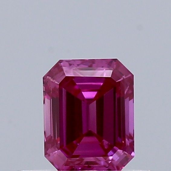 Loose Diamond - EMERALD 0.4ct Fancy Vivid Pink VS2: Loose Diamond - EMERALD 0.4ct Fancy Vivid Pink VS2 Source: This is a real non-mined Diamond that has been grown in a lab Shape: EMERALD Carats: 0.4 Color: Fancy Vivid Pink Certification: IGI Video: