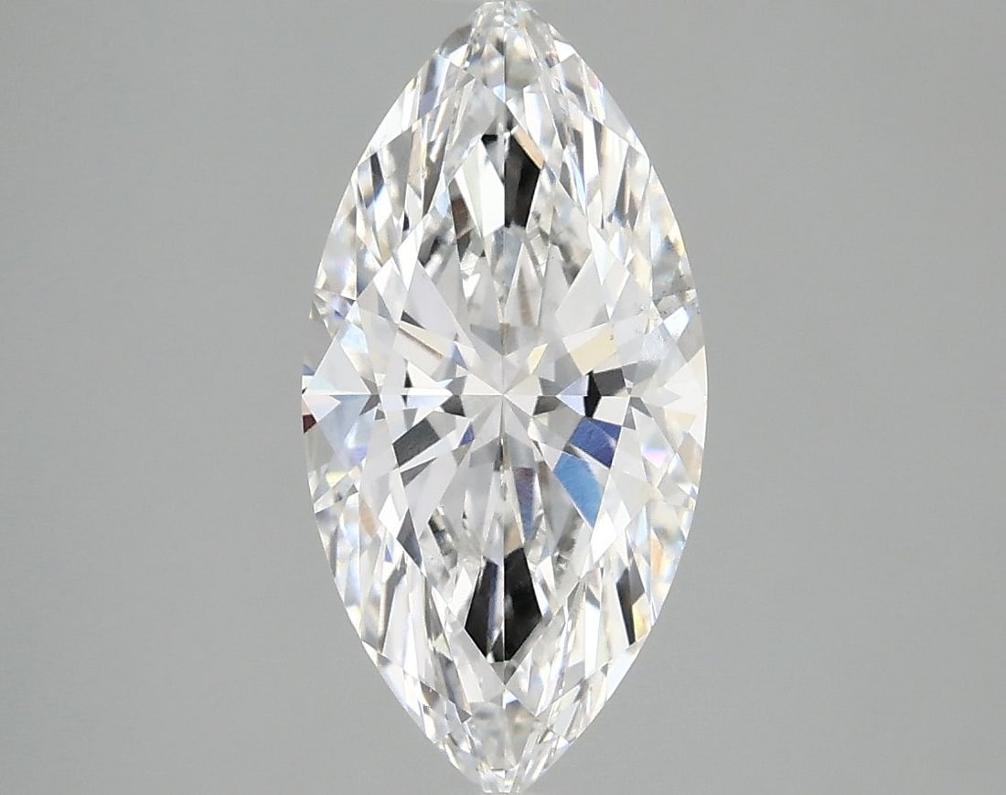 Loose Diamond - MARQUISE 2.09ct E VS2: Loose Diamond - MARQUISE 2.09ct E VS2 Source: This is a real non-mined Diamond that has been grown in a lab Shape: MARQUISE Carats: 2.09 Color: E Clarity: VS2 Certification: IGI Video: Video Link 