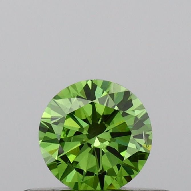 Loose Diamond - ROUND 0.3ct Fancy Vivid Green SI2: Loose Diamond - ROUND 0.3ct Fancy Vivid Green SI2 Source: This is a real non-mined Diamond that has been grown in a lab Shape: ROUND Carats: 0.3 Color: Fancy Vivid Green Certification: IGI Video: