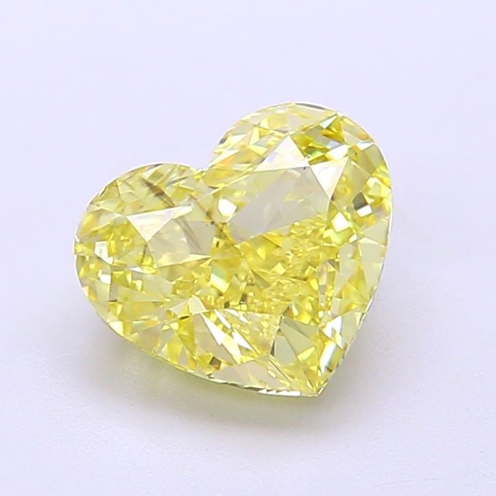 Loose Diamond - HEART 2.01ct Fancy Intense Yellow SI1: Loose Diamond - HEART 2.01ct Fancy Intense Yellow SI1 Source: This is a real non-mined Diamond that has been grown in a lab Shape: HEART Carats: 2.01 Color: Fancy Intense Yellow Certification: IGI Vid