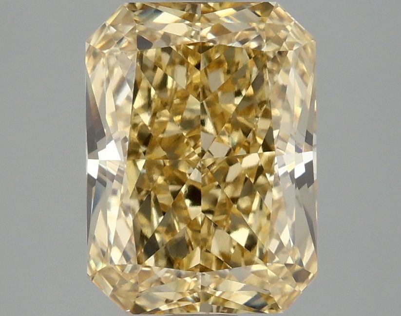 Loose Diamond - RADIANT 3.08ct Fancy Intense Yellow VS1: Loose Diamond - RADIANT 3.08ct Fancy Intense Yellow VS1 Source: This is a real non-mined Diamond that has been grown in a lab Shape: RADIANT Carats: 3.08 Color: Fancy Intense Yellow Certification:
