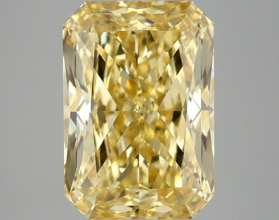 Loose Diamond - RADIANT 4.06ct Fancy Vivid Yellow VS1 (1 of 1)