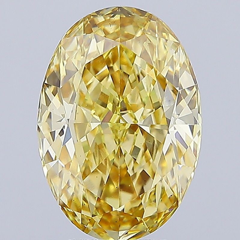 Loose Diamond - OVAL 6.04ct Fancy Intense Yellow VS2: Loose Diamond - OVAL 6.04ct Fancy Intense Yellow VS2 Source: This is a real non-mined Diamond that has been grown in a lab Shape: OVAL Carats: 6.04 Color: Fancy Intense Yellow Certification: IGI