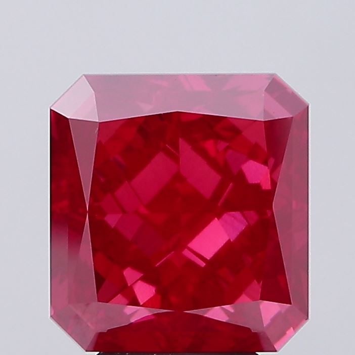 Loose Diamond - RADIANT 5.6ct Fancy Vivid Red VS2: Loose Diamond - RADIANT 5.6ct Fancy Vivid Red VS2 Source: This is a real non-mined Diamond that has been grown in a lab Shape: RADIANT Carats: 5.6 Color: Fancy Vivid Red Certification: IGI Video: