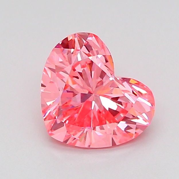 Loose Diamond - HEART 1.02ct Fancy Vivid Pink VVS2: Loose Diamond - HEART 1.02ct Fancy Vivid Pink VVS2 Source: This is a real non-mined Diamond that has been grown in a lab Shape: HEART Carats: 1.02 Color: Fancy Vivid Pink Certification: IGI Video: