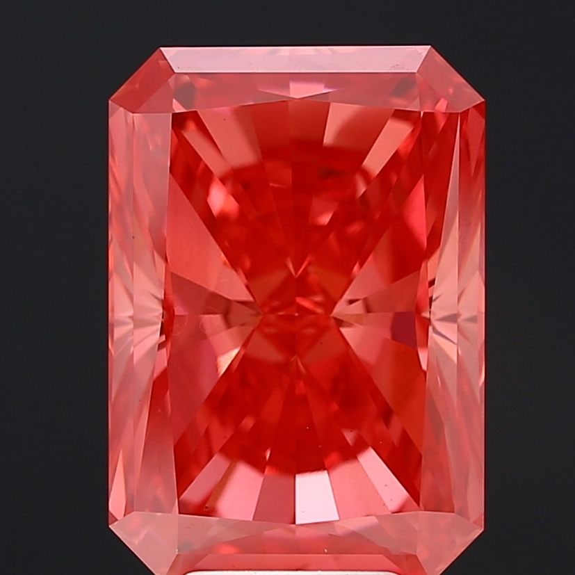 Loose Diamond - RADIANT 7.53ct Fancy Vivid Red VS1 (1 of 1)