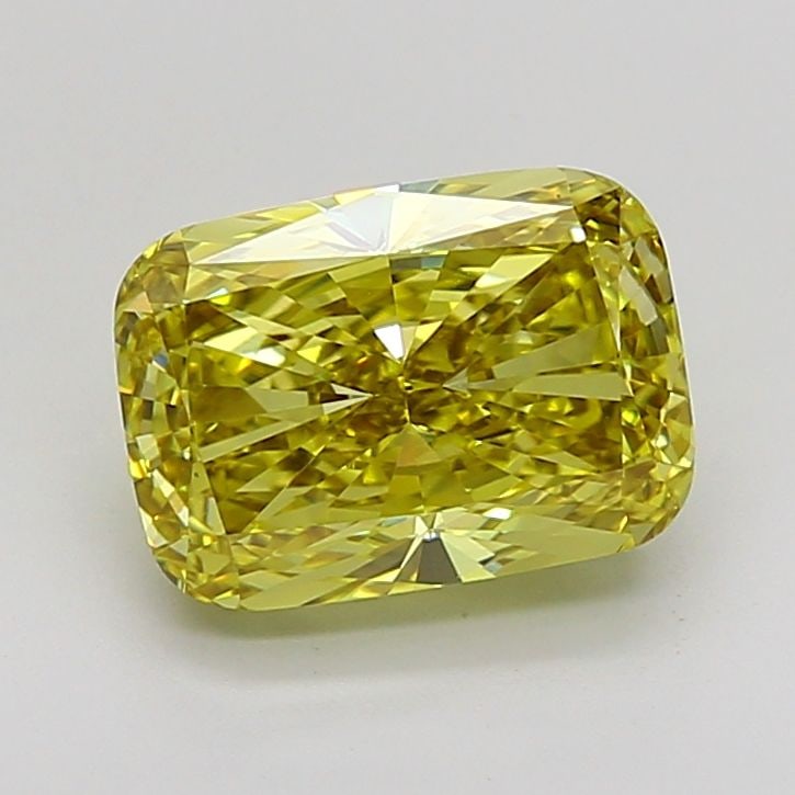 Loose Diamond - CUSHION MODIFIED 3.76ct Fancy Intense Yellow VS1: Loose Diamond - CUSHION MODIFIED 3.76ct Fancy Intense Yellow VS1 Source: This is a real non-mined Diamond that has been grown in a lab Shape: CUSHION MODIFIED Carats: 3.76 Color: Fancy Intense Yellow