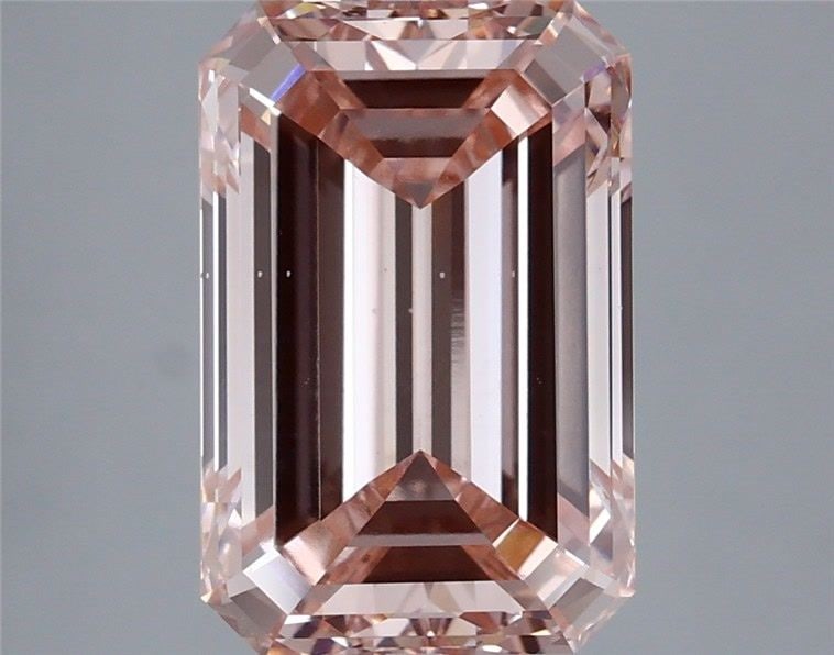 Loose Diamond - EMERALD 4.02ct Fancy Intense Pink VS2 (1 of 1)