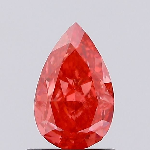 Loose Diamond - PEAR 0.8ct Fancy Vivid Red VVS2: Loose Diamond - PEAR 0.8ct Fancy Vivid Red VVS2 Source: This is a real non-mined Diamond that has been grown in a lab Shape: PEAR Carats: 0.8 Color: Fancy Vivid Red Certification: NONE Video: