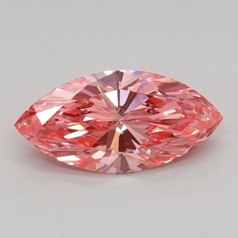 Loose Diamond - MARQUISE 0.4ct Fancy Vivid Pink VVS2: Loose Diamond - MARQUISE 0.4ct Fancy Vivid Pink VVS2 Source: This is a real non-mined Diamond that has been grown in a lab Shape: MARQUISE Carats: 0.4 Color: Fancy Vivid Pink Certification: IGI Video: