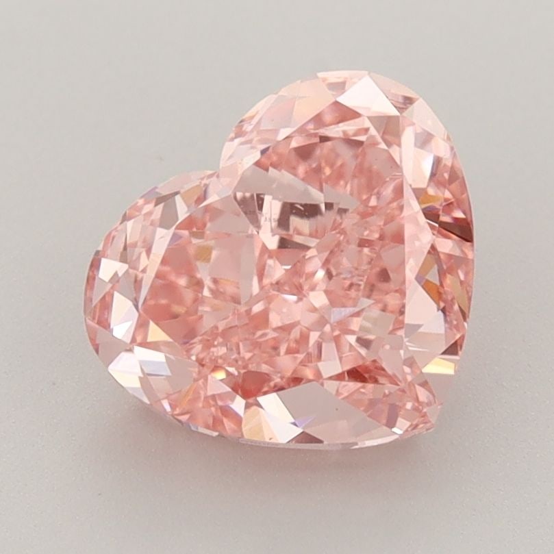 Loose Diamond - HEART 2.5ct Fancy Vivid Pink VS1: Loose Diamond - HEART 2.5ct Fancy Vivid Pink VS1 Source: This is a real non-mined Diamond that has been grown in a lab Shape: HEART Carats: 2.5 Color: Fancy Vivid Pink Certification: IGI Video: