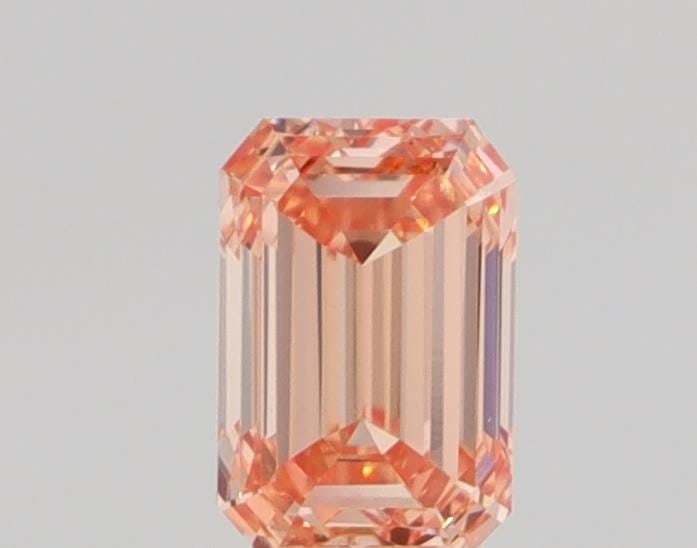 Loose Diamond - EMERALD 0.73ct Orange VVS1: Loose Diamond - EMERALD 0.73ct Orange VVS1 Source: This is a real non-mined Diamond that has been grown in a lab Shape: EMERALD Carats: 0.73 Color: Orange Certification: NONE Video: