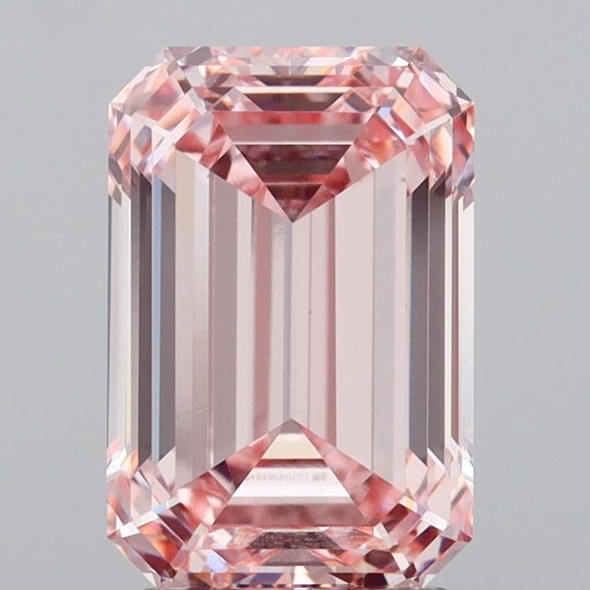 Loose Diamond - EMERALD 3.55ct Fancy Intense Pink VS1 (1 of 1)