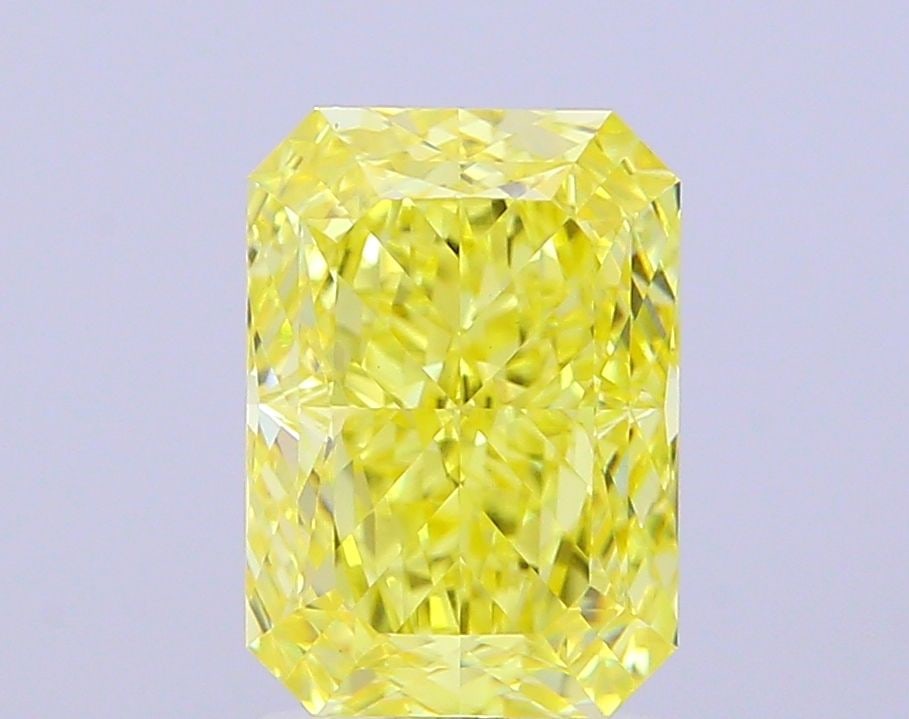 Loose Diamond - RADIANT 3.03ct Fancy Vivid Yellow VS1: Loose Diamond - RADIANT 3.03ct Fancy Vivid Yellow VS1 Source: This is a real non-mined Diamond that has been grown in a lab Shape: RADIANT Carats: 3.03 Color: Fancy Vivid Yellow Certification: IGI